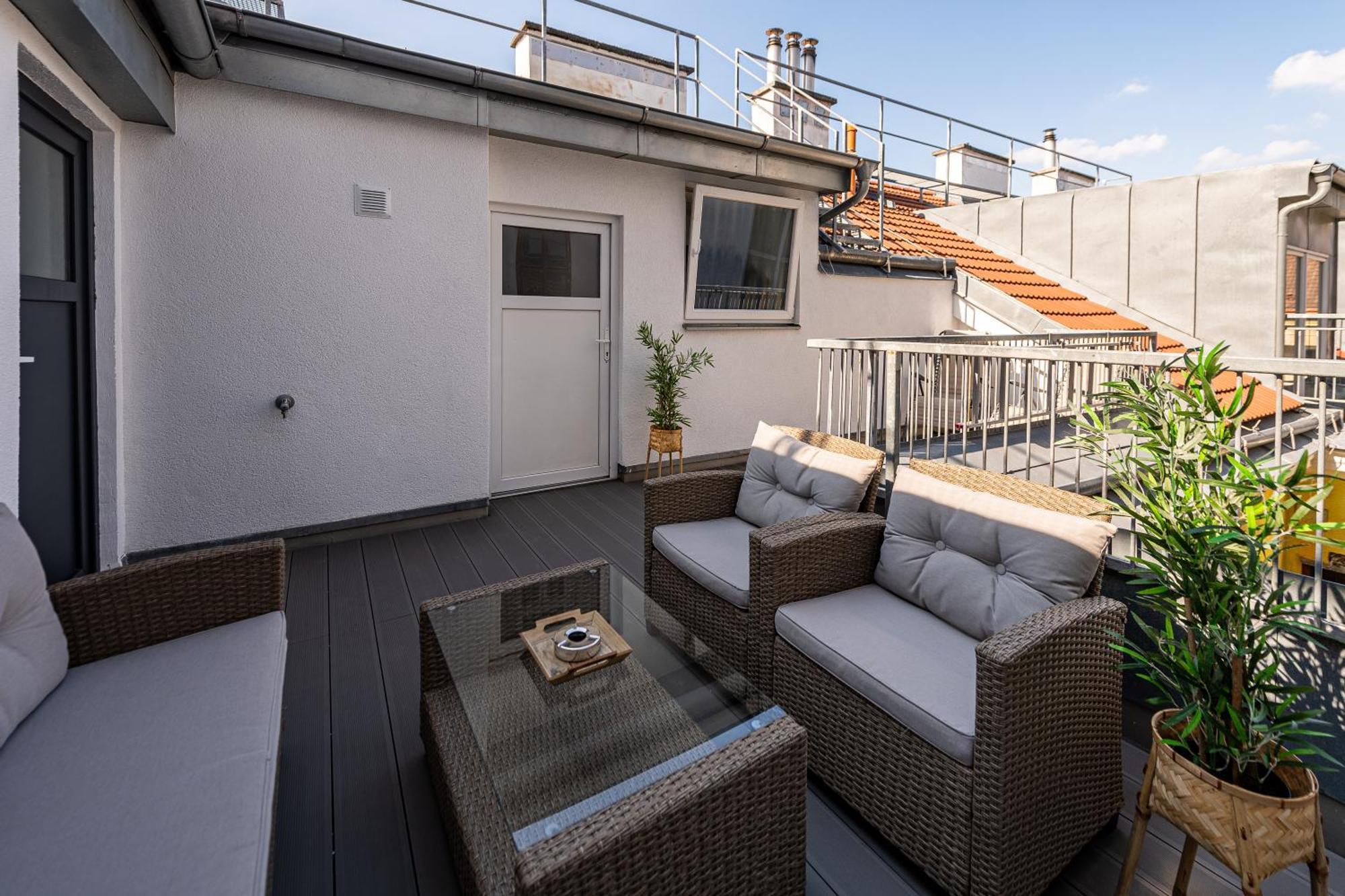 Apartment With Balcony Near Augarten Wien Exterior foto