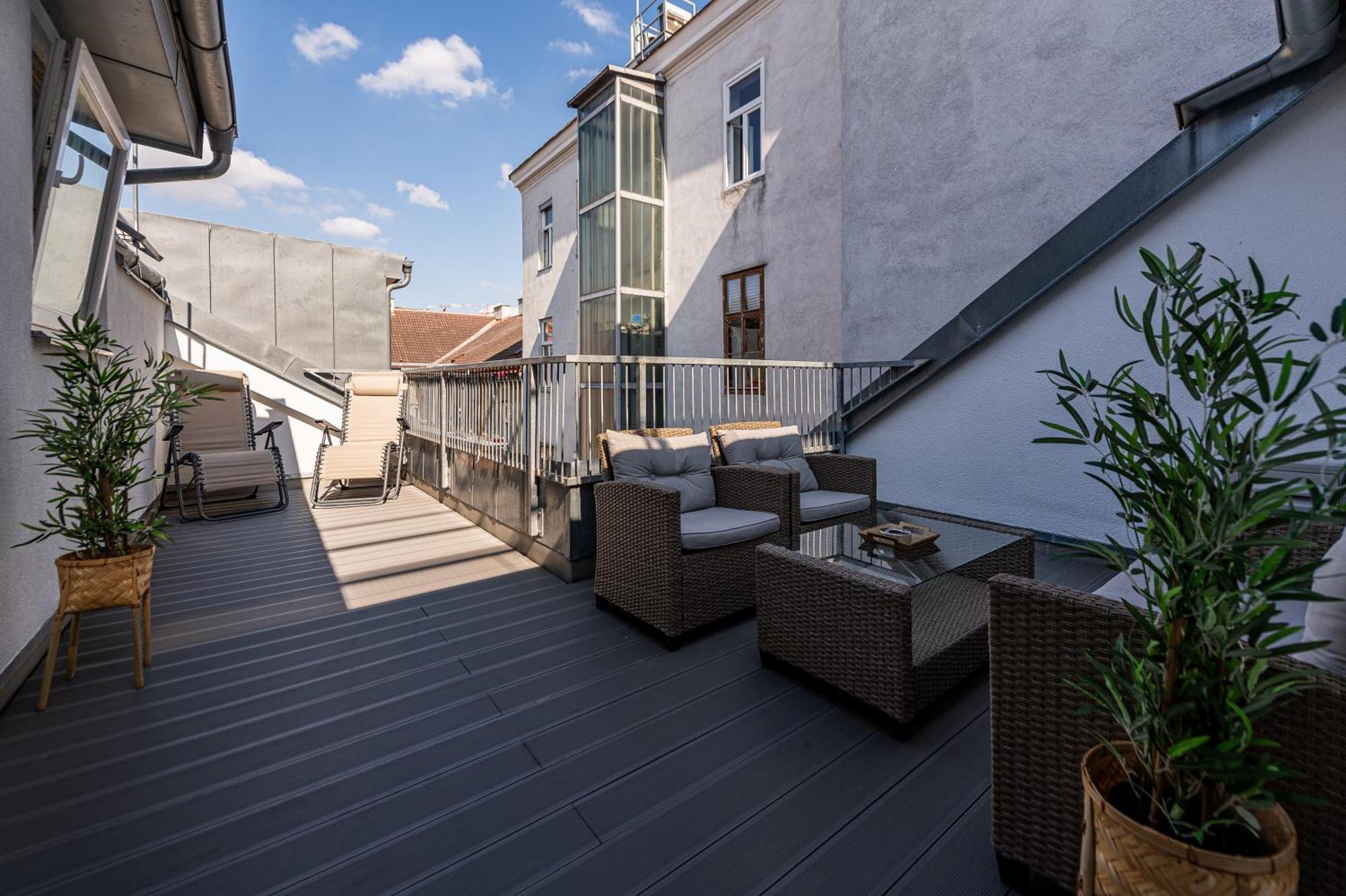 Apartment With Balcony Near Augarten Wien Exterior foto